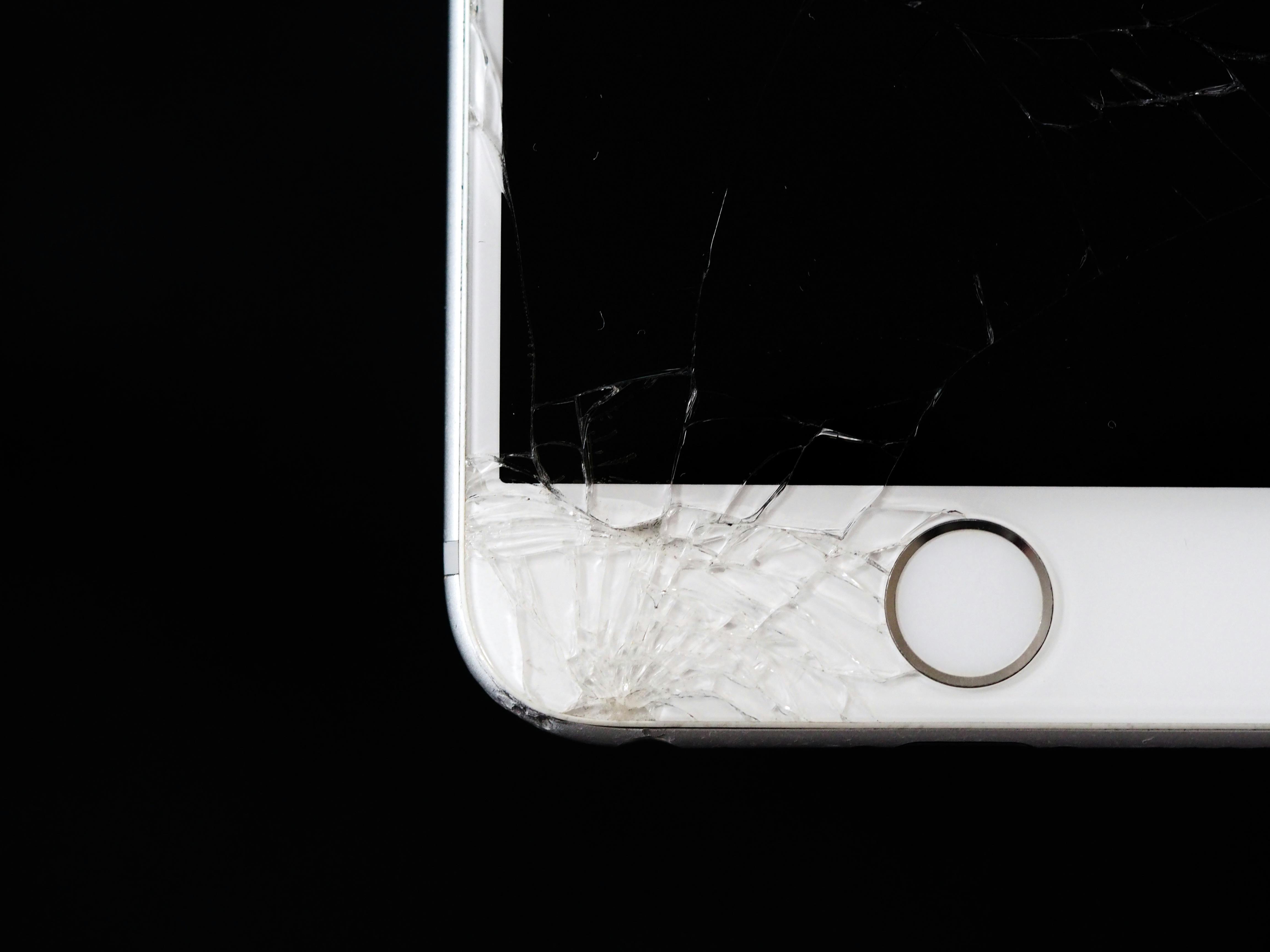 iPhone with a freshly replaced screen after professional repair in Boca Raton